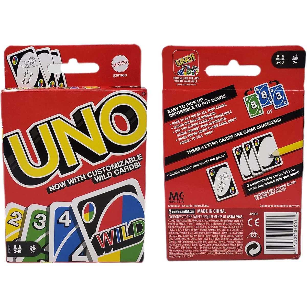 Mattel Family Card Game Variety Pack - 4 Different Card Sets - Uno, Dos, Uno Flip, Phase 10 - Ultimate Family Game Night Card Bundle