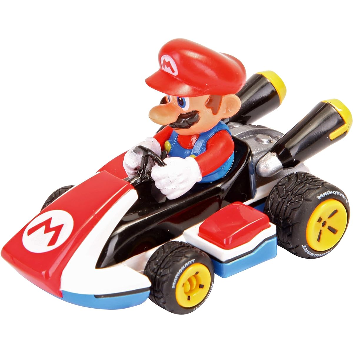 Carrera Pull & Speed 15813016 Officially Licensed Kids Toy Car Pull Back Vehicles Ages 3+ - Mario Kart Mario/Wild Wing Mario/Mach 8 Mario