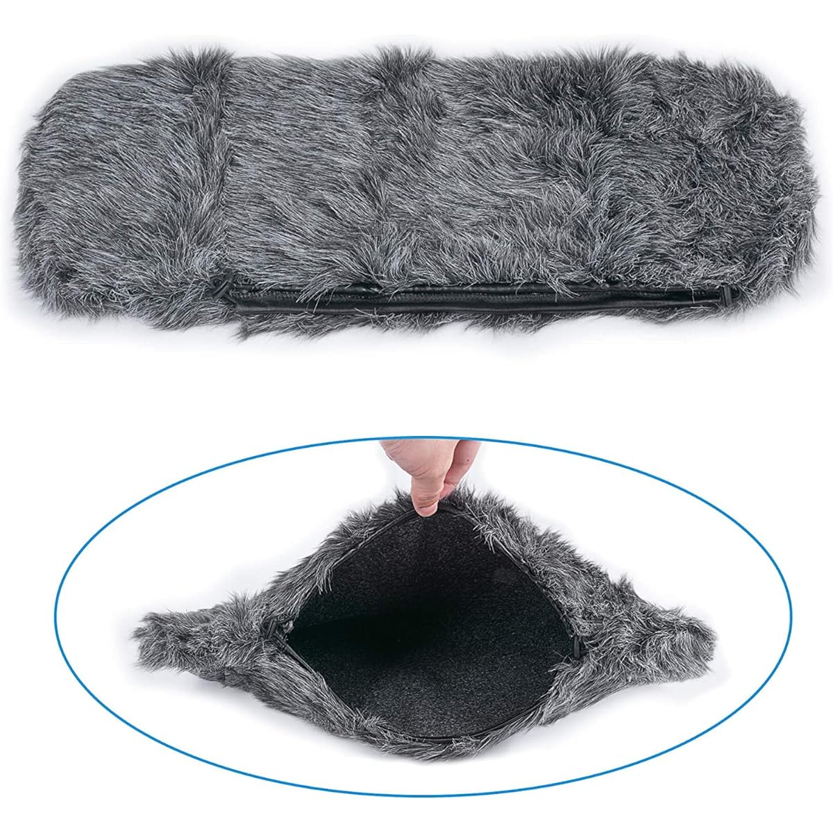 DeadWombat Windshield Rode Blimp DeadWombat Windshield Dead Cat Wind Cover Furry Muff Recoat Super Shield for Blimp Suspension