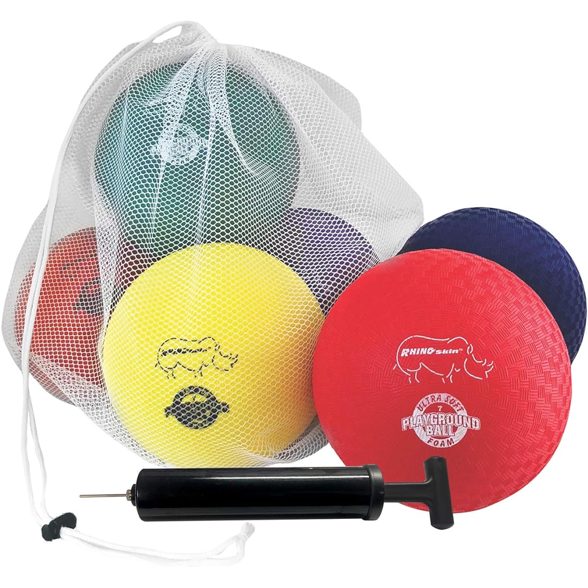 Champion Sports 7" Rhinoskin Soft Playground Ball Set