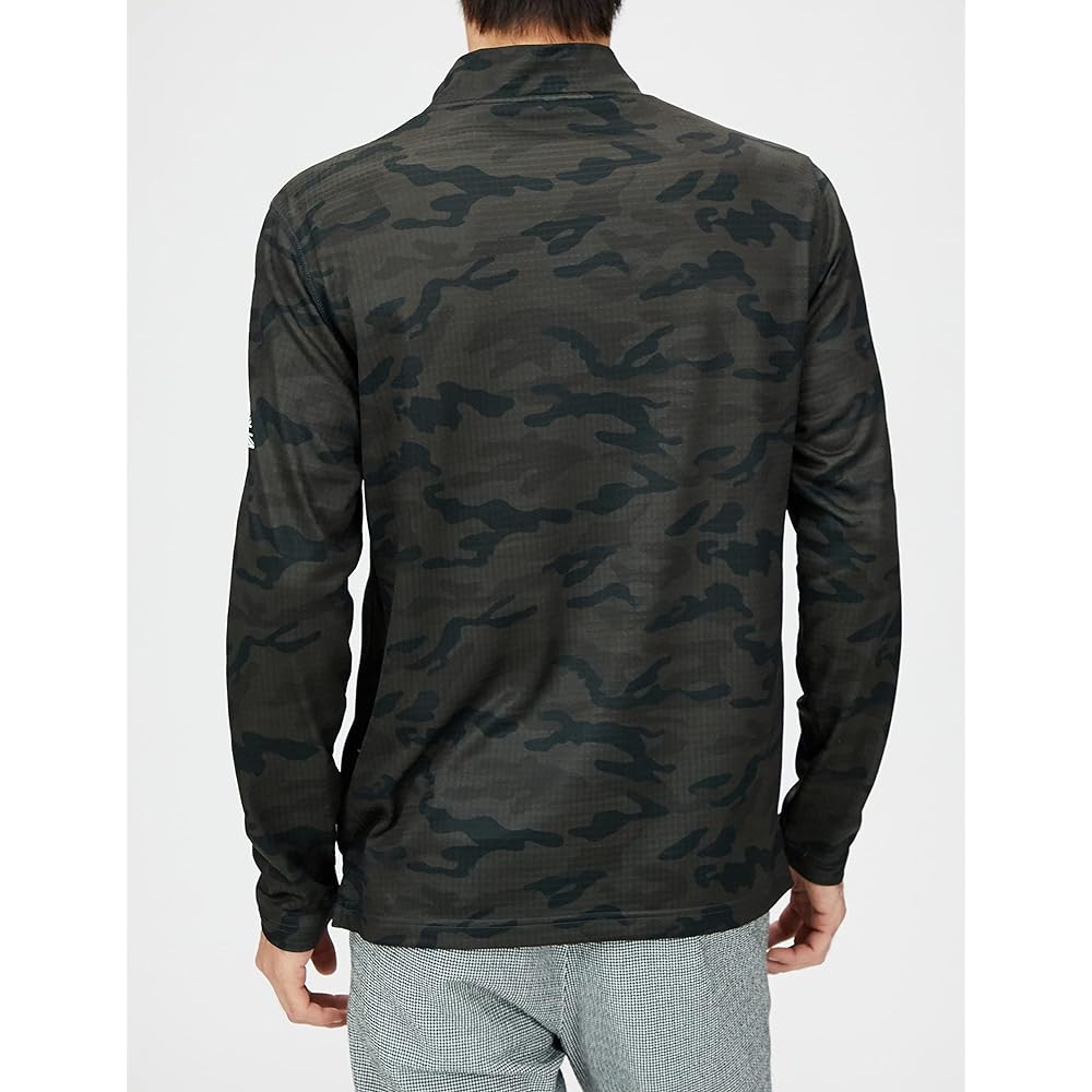 Admiral Golf ADMA297 Men's Golf Shirt Camouflage High Neck Shirt