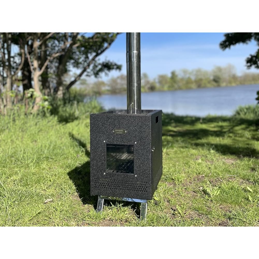 Wood stove for tent sauna Roryu KUUMA Comes with a bag for wood stove