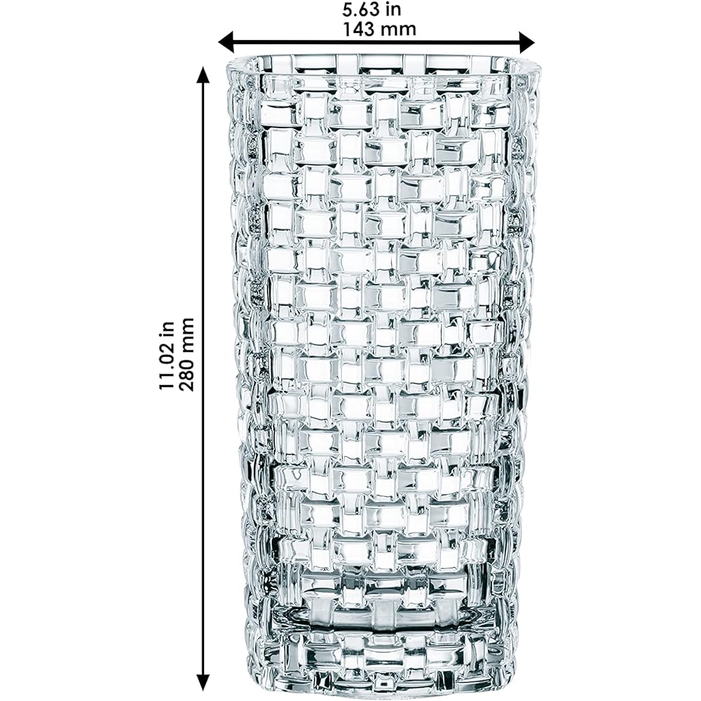 Nachtmann Bossa Nova Oval Flower Vase Crystal Glass 28cm 80729 1 piece