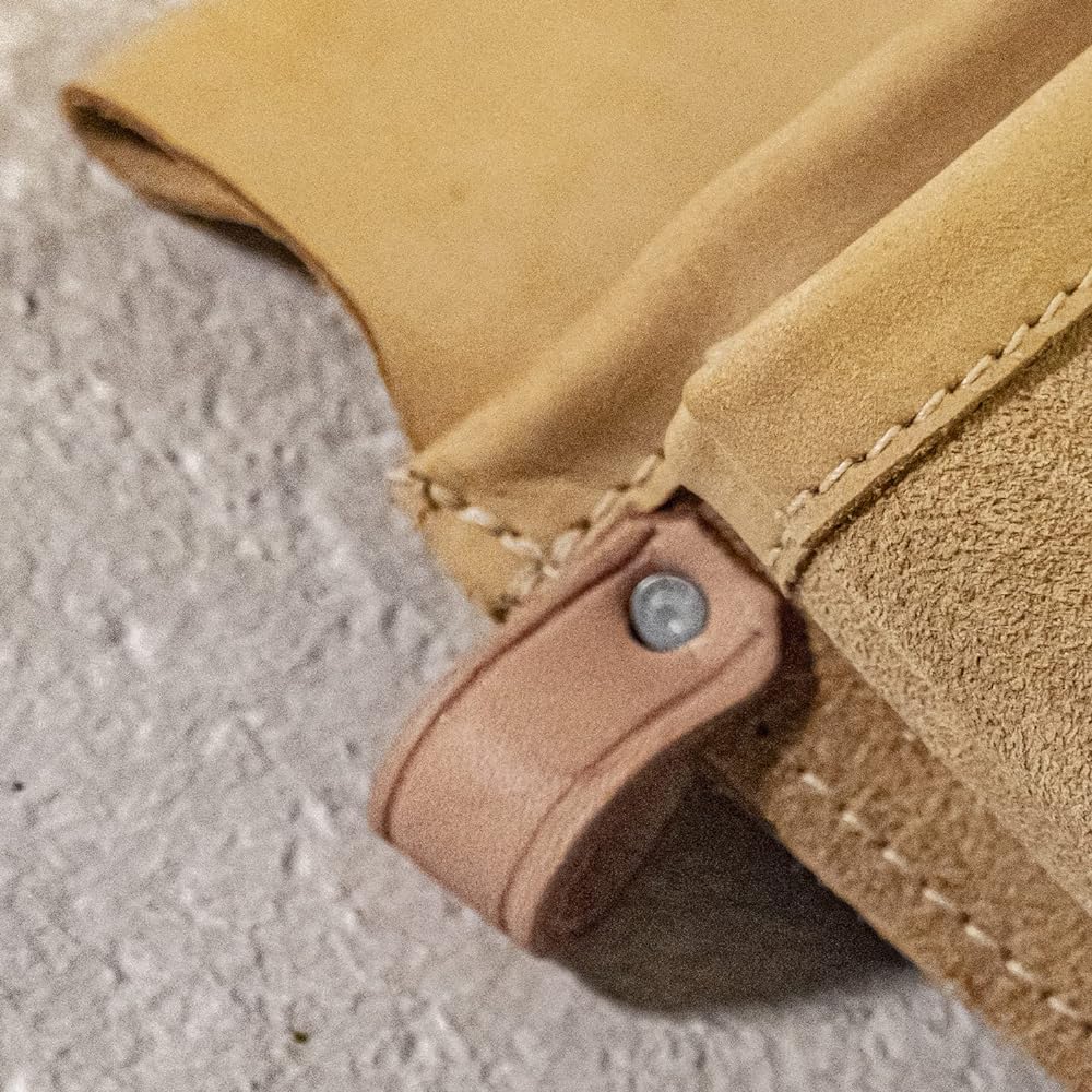 WHATNOT Tool Pouch, Nubuck Leather, Made in Japan, Work Pouch, Waist Bag, Nail Bag, Peg Storage, Welding Rod Case, Storage Bag, Outdoor Storage