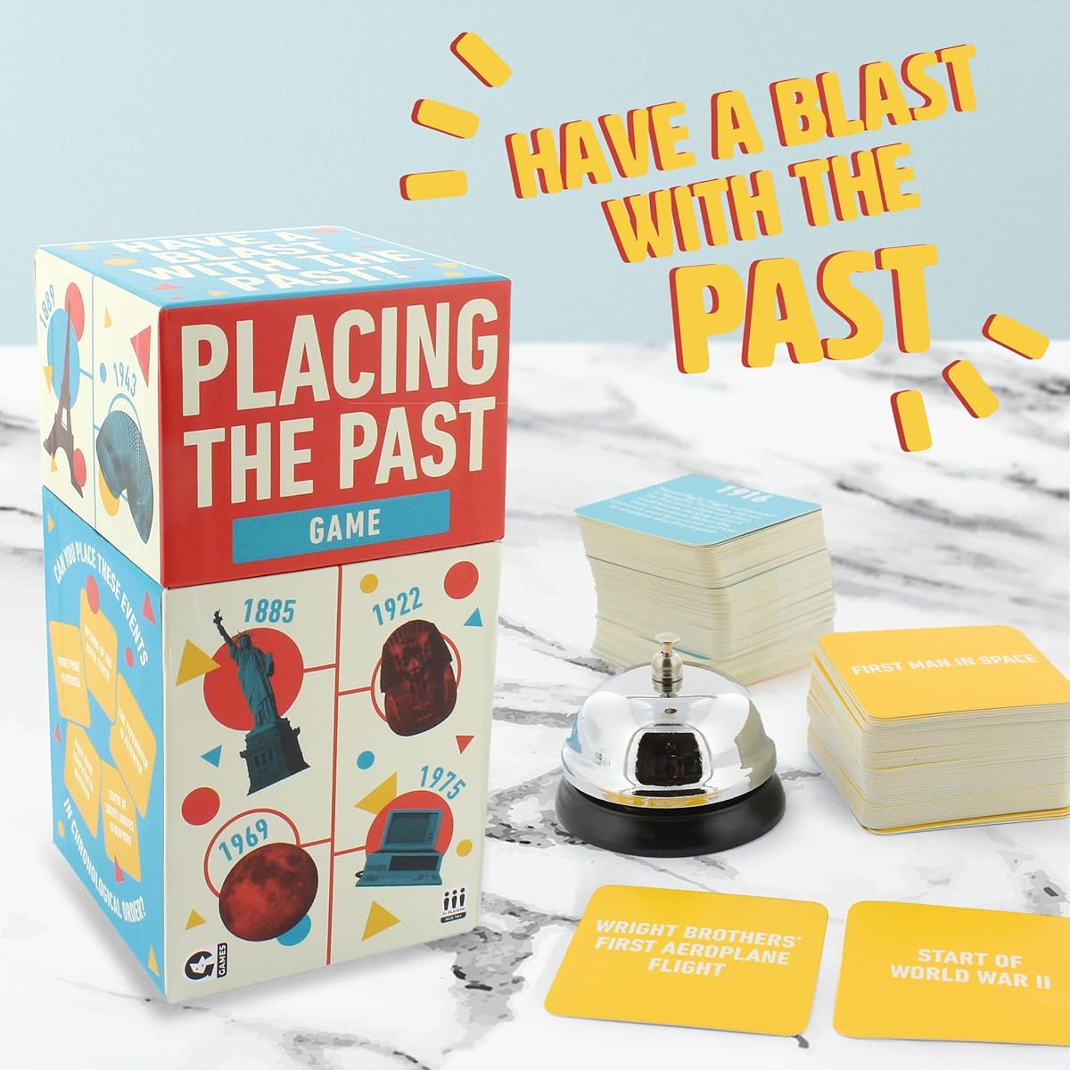 Ginger Fox Placing The Past History Themed Card Game - A Game of Time and Risk - How well do you know past events?
