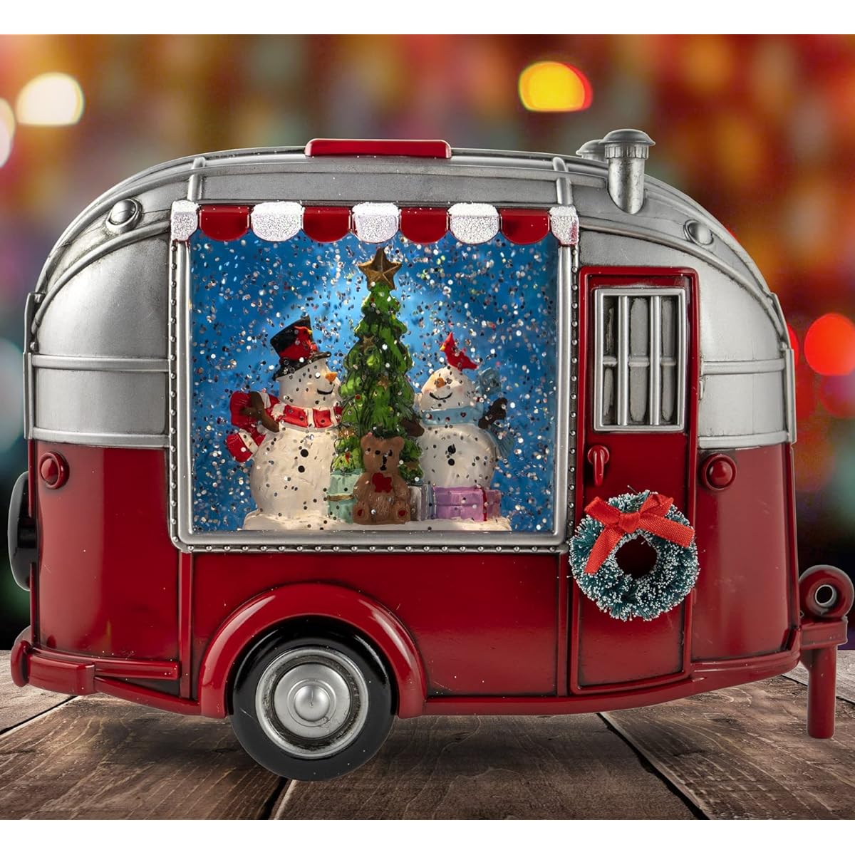 Camper's Musical Snowman Decoration by San Francisco Music Box Company