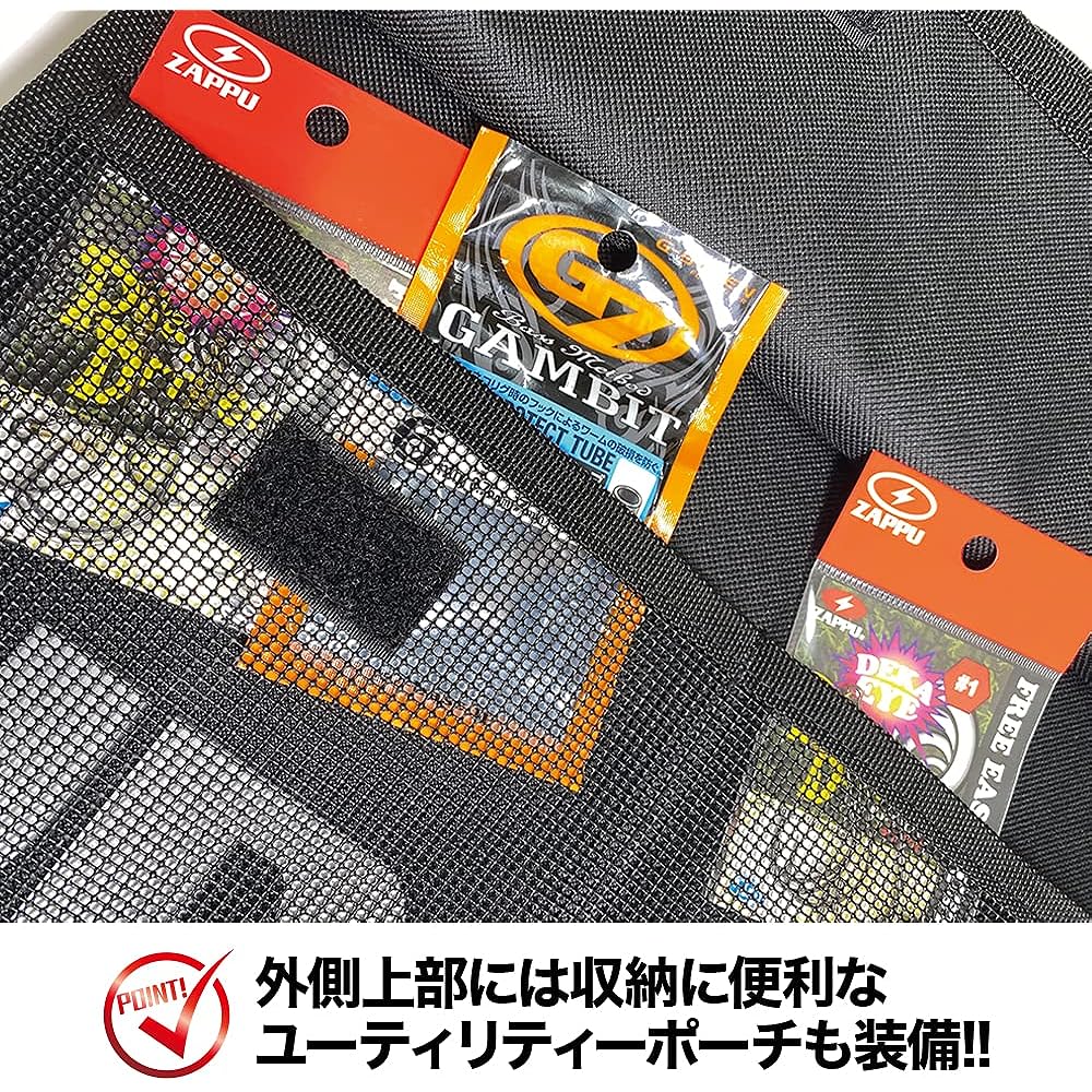 [DRESS] Jig Bag Worm Holder Fishing Storage Jig Subdivision Organizing Portable Boat Fishing Fully Washable PVC Jigging Tackle Bag Case