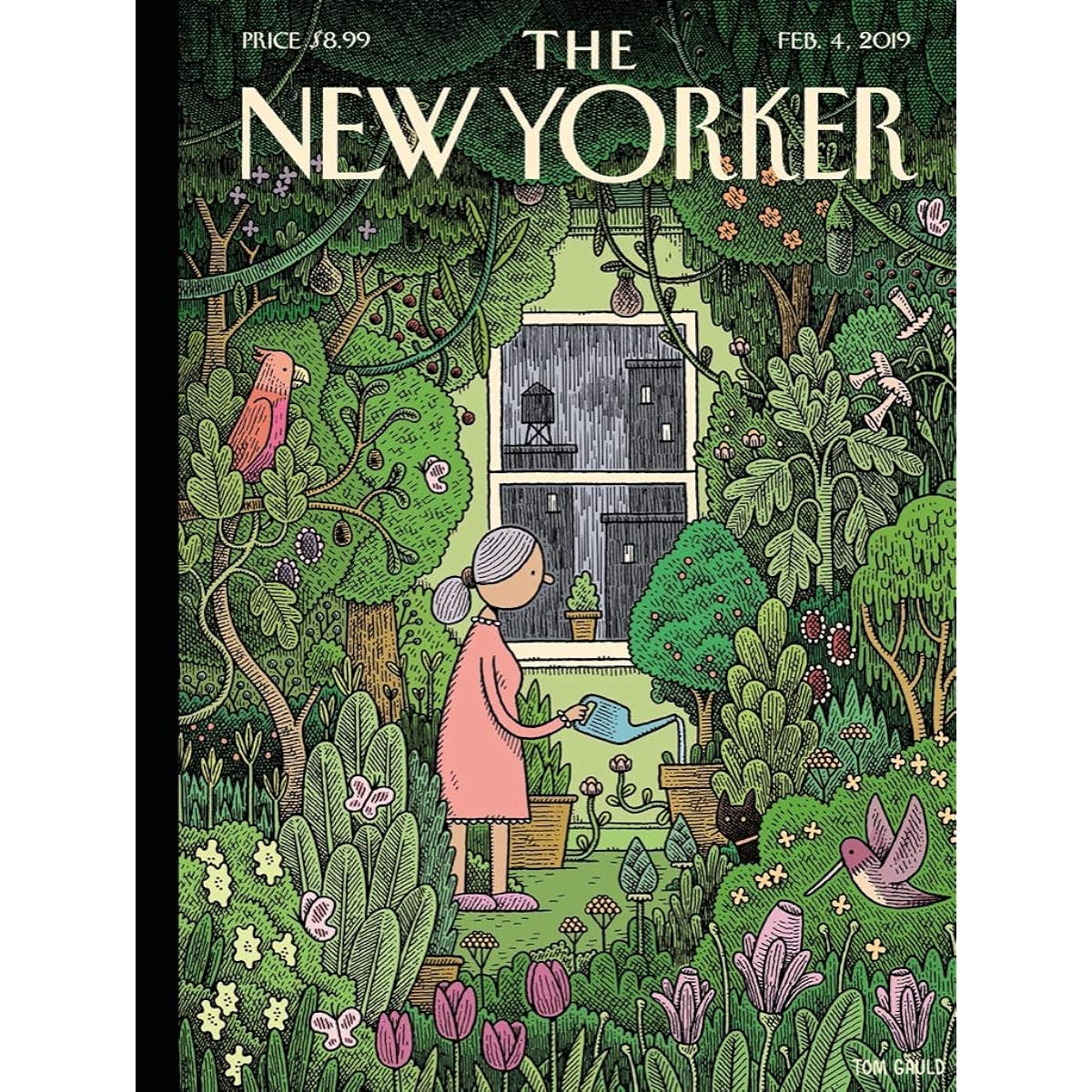 New York Puzzle Company - New Yorker Winter Garden - 500 Piece Jigsaw Puzzle