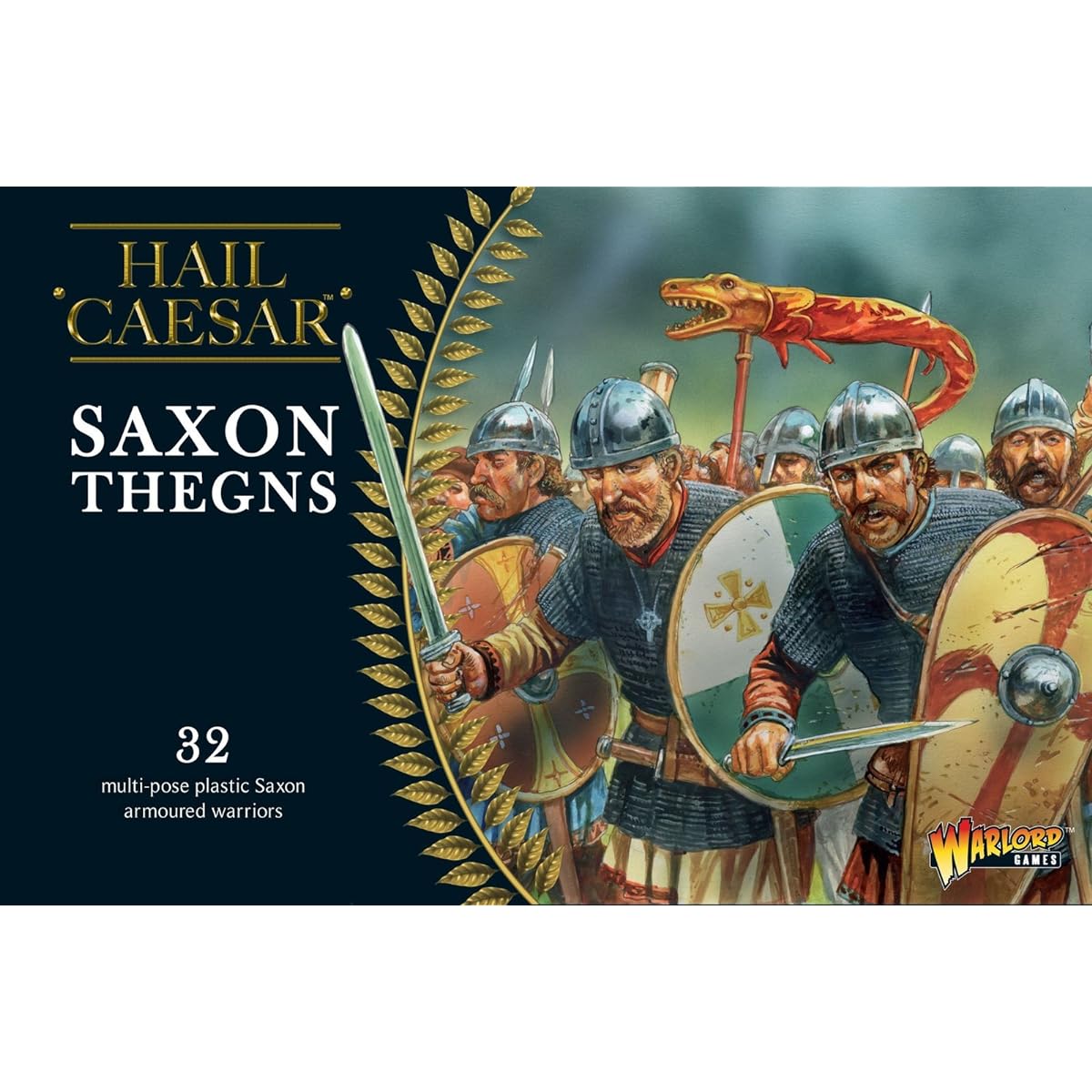 Hail Caesar Warlord Games, Saxon Thegns - Wargaming miniatures