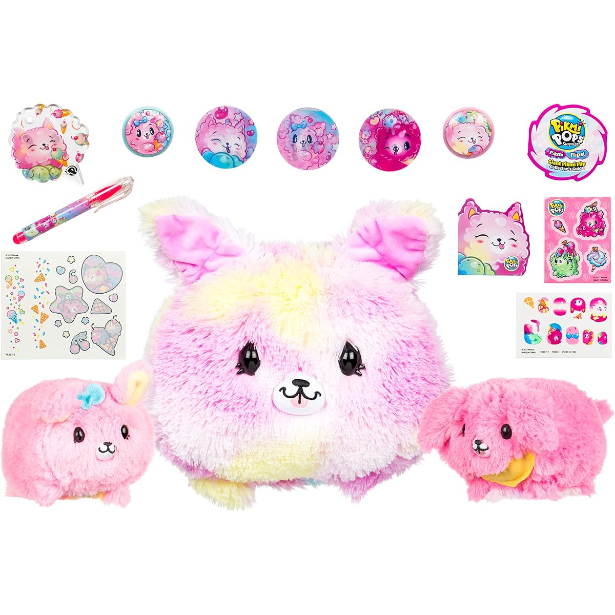 Pikmi Pops Surprise! Giant Flips Large Dog Plush Toy PIKMI POPS Giant Flips – Eddie The Dog [Parallel Import]