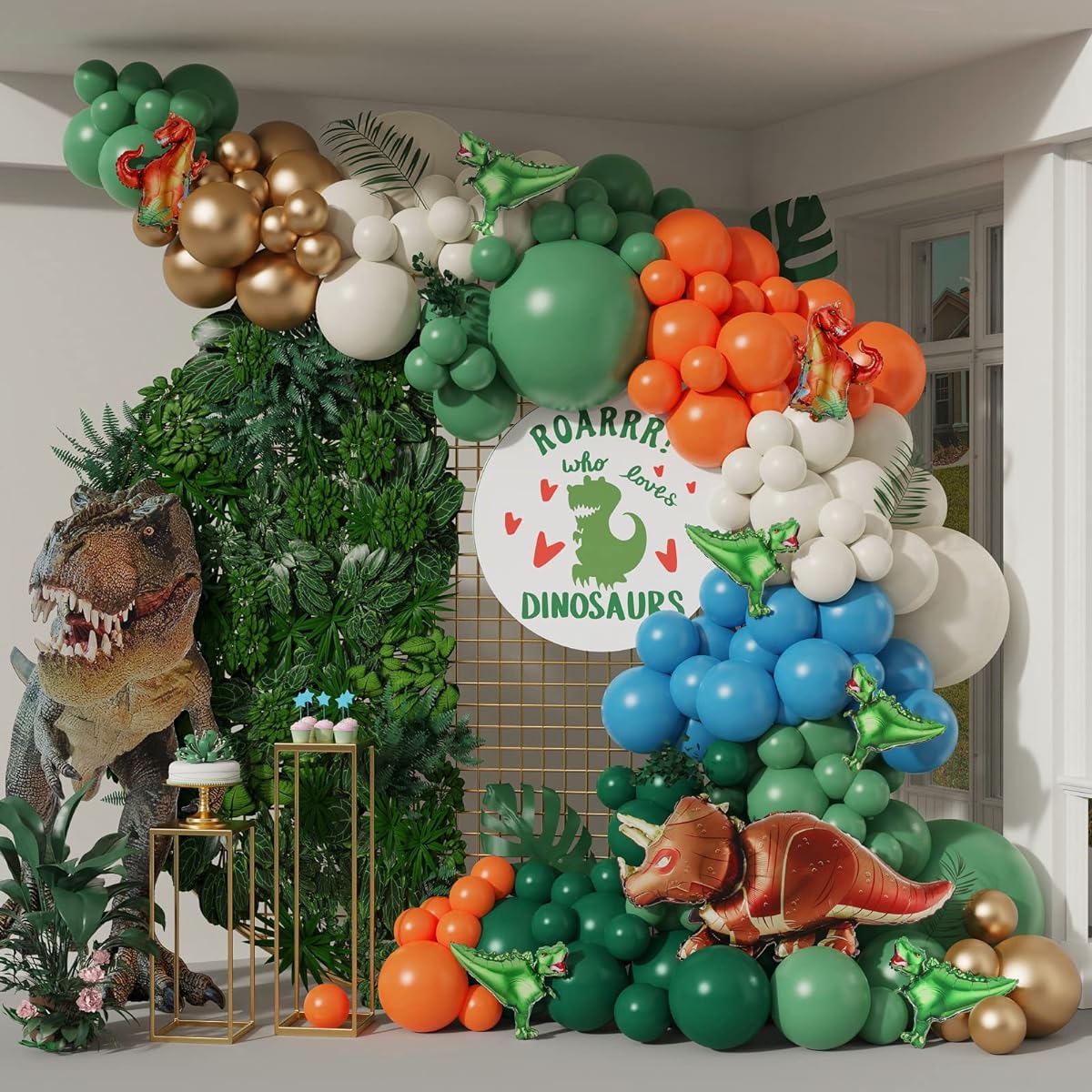 Dinosaur Balloon Garland