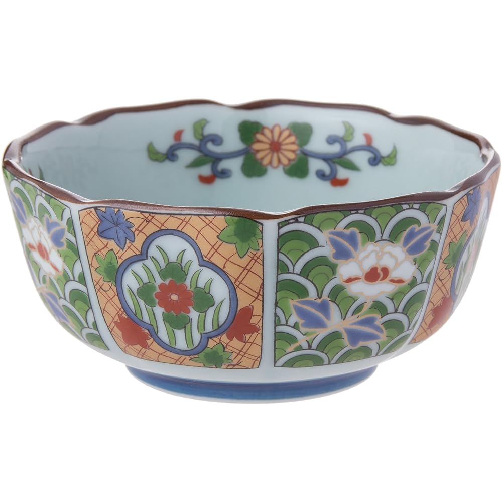 Ranchant Bancha set, multi pot Φ16.5x12.8x9/cup Φ10x8cm, Nabeshima pattern, Arita ware, made in Japan