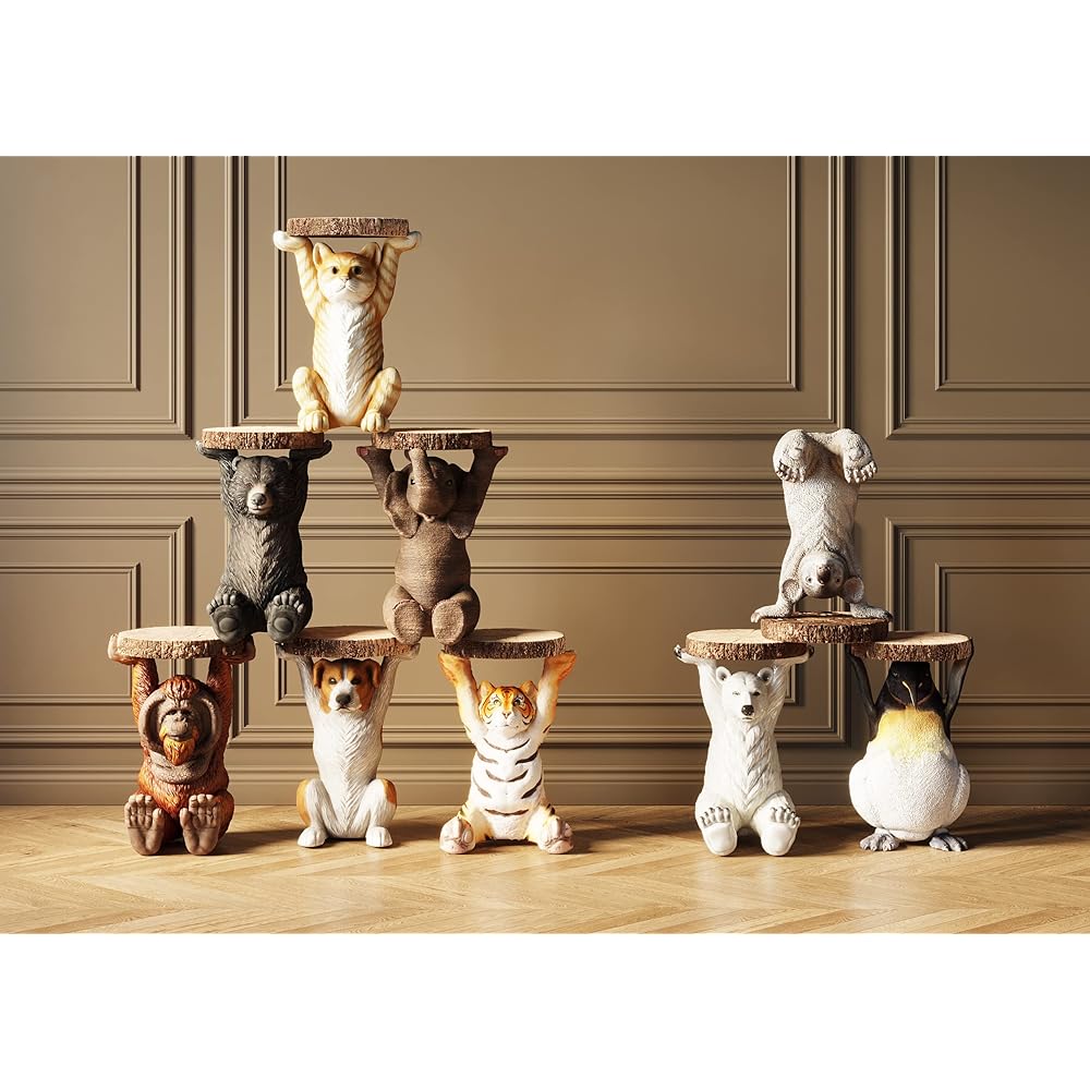 [KARE genuine product] Animal side table Mr. Jack Height 52cm Weight 6.5kg 81956 Dog