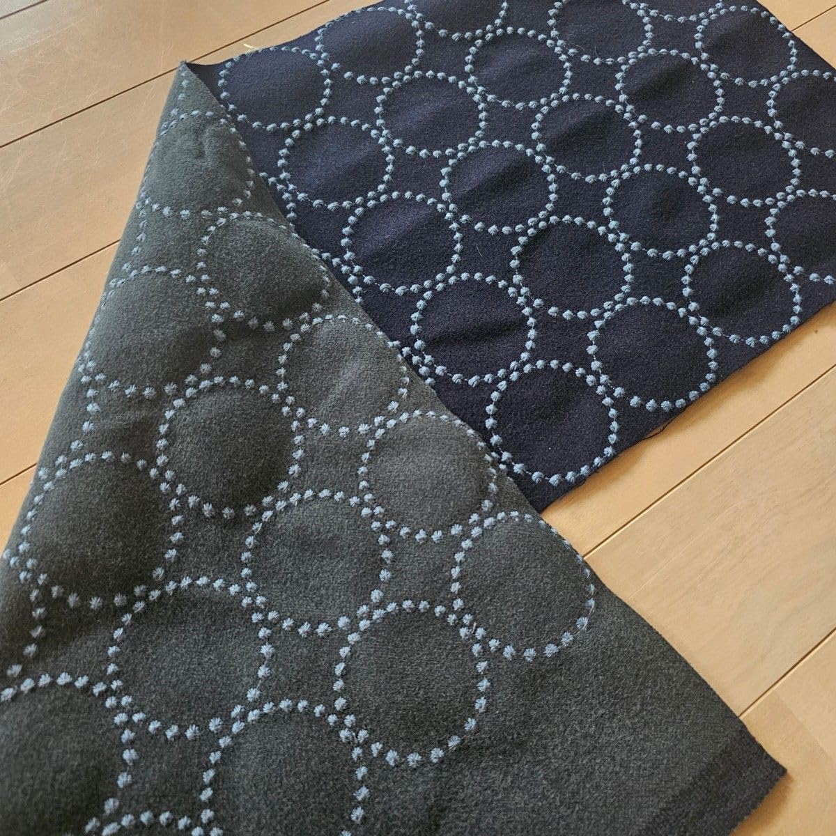 Tambourine Indigo Mina Perhonen Fabric Scraps