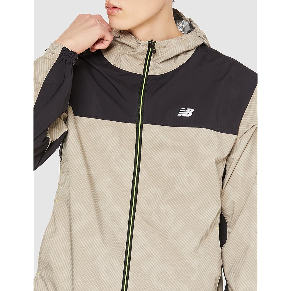 [New Balance] Golf Water Repellent Full Zip Parka (Bias Striped Pattern/4WAY Stretch/FLEX-IELD: Windproof) / Men's / 012-2220003