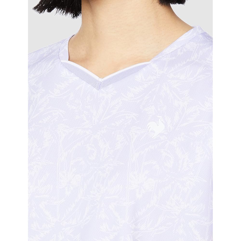 [Le Coq Sportif] Short Sleeve Game Shirt, Tennis Practice Match, Official, High Speed Dry, Women's