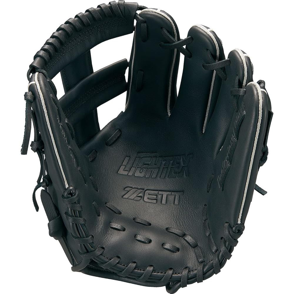 ZETT Soft Baseball/Softball Glove Litex All-Round Left Throwing Black (1900) Size: 5 BSGB3910A