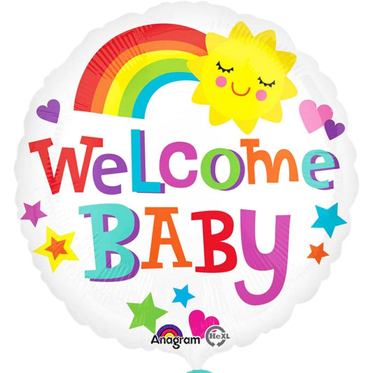 Amscan International 3363801 "welcome Baby" Standard Foil Balloon