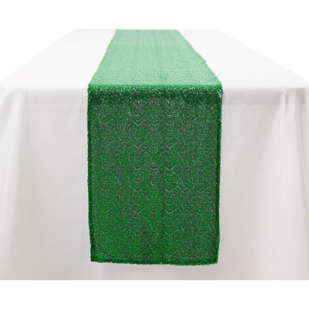 Peomeise Sequin Table Runner 12x108inch for Party Event Decoration