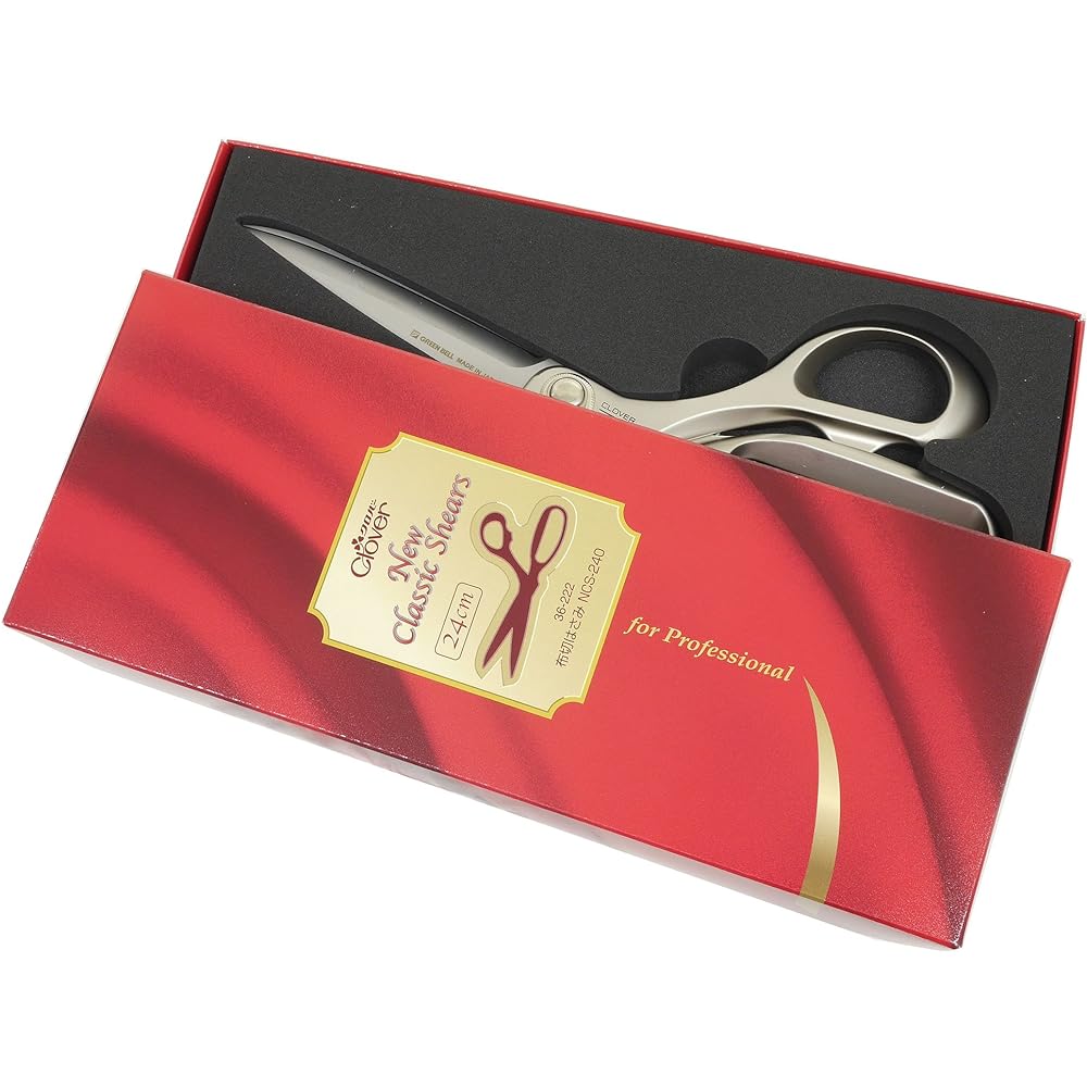 Clover cloth cutting scissors NCS 240 total length 24cm 36-222