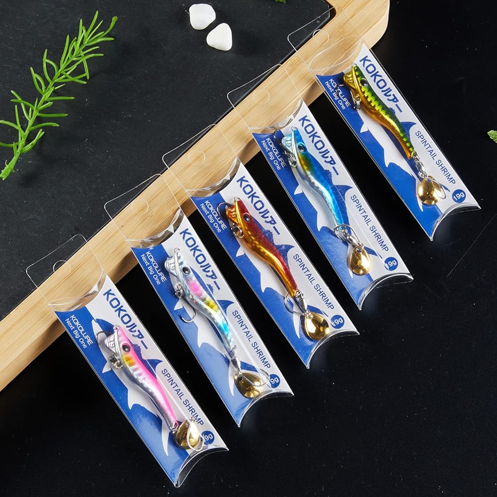 [KOKO Lure] Metal Jig Lure Sea Bass Blade Jig Spanish Mackerel 19G 28G 40G Spintail Jig Set Flounder Blue Fish KK-SP