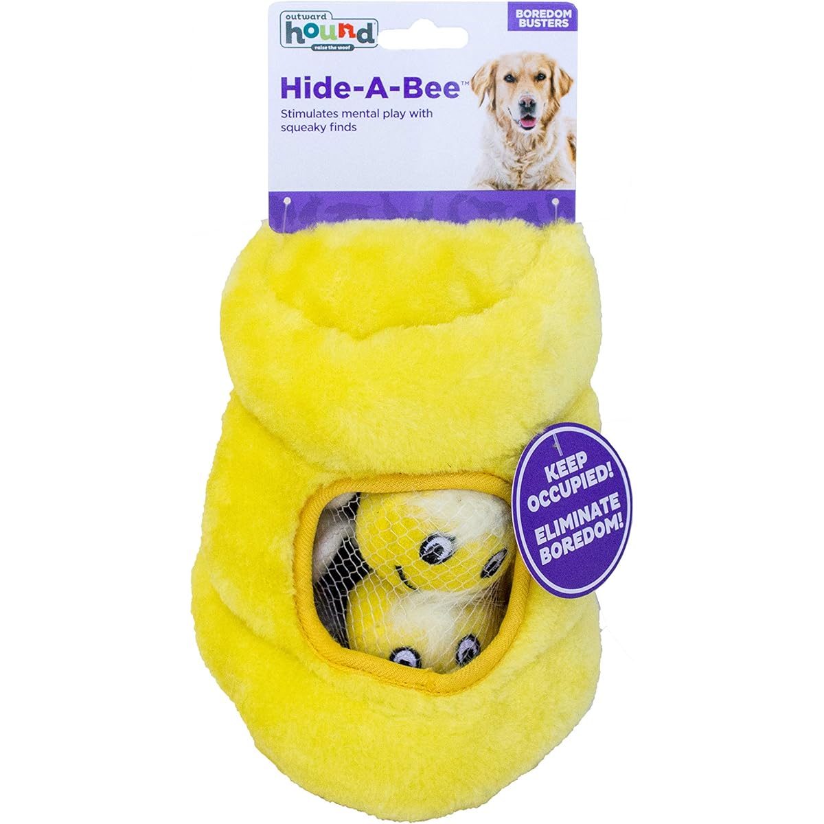 Dog Toy Educational Hide Abbey Find the Bee! (Large Size)