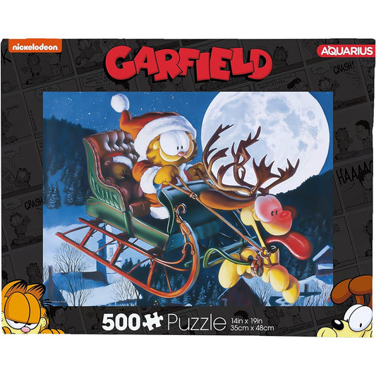 AQUARIUS - Garfield Christmas 500 Piece Jigsaw Puzzle