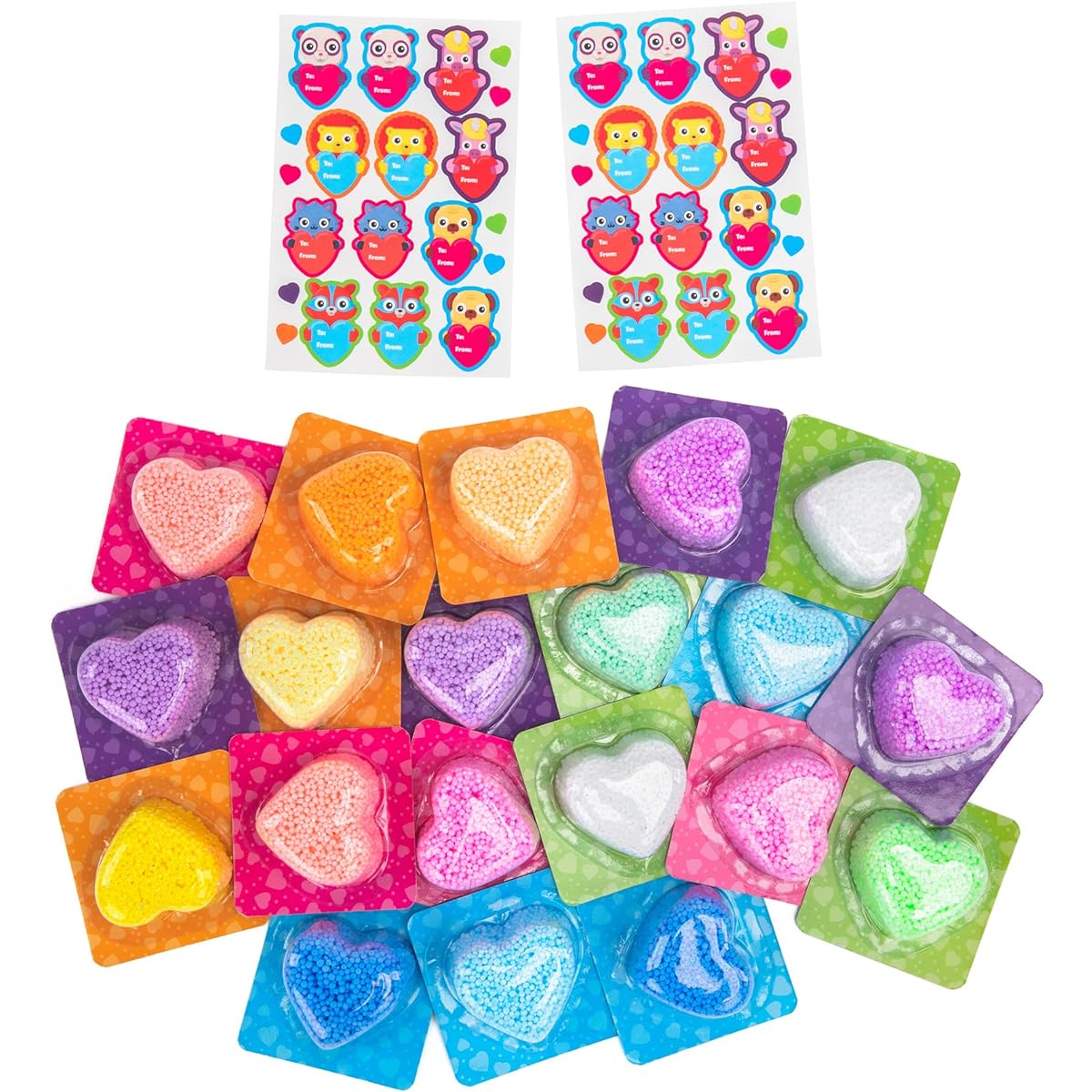 Educational Insights Play Foam & Stickers 20 Pack Party Favors and Gifts for Kids' Classroom, Ages 3+