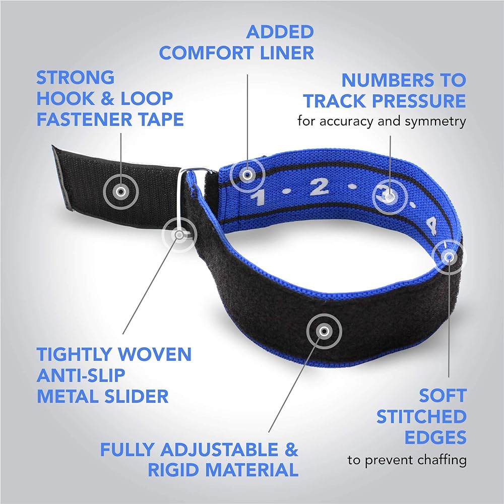 BFR Band 1.5" Occlusion Training Band by Rigid Edition, Blood Flow Restriction Band Give Lean & Fast Muscle Growth Without Lifting Heavy Weights1.5" Width (Arm)