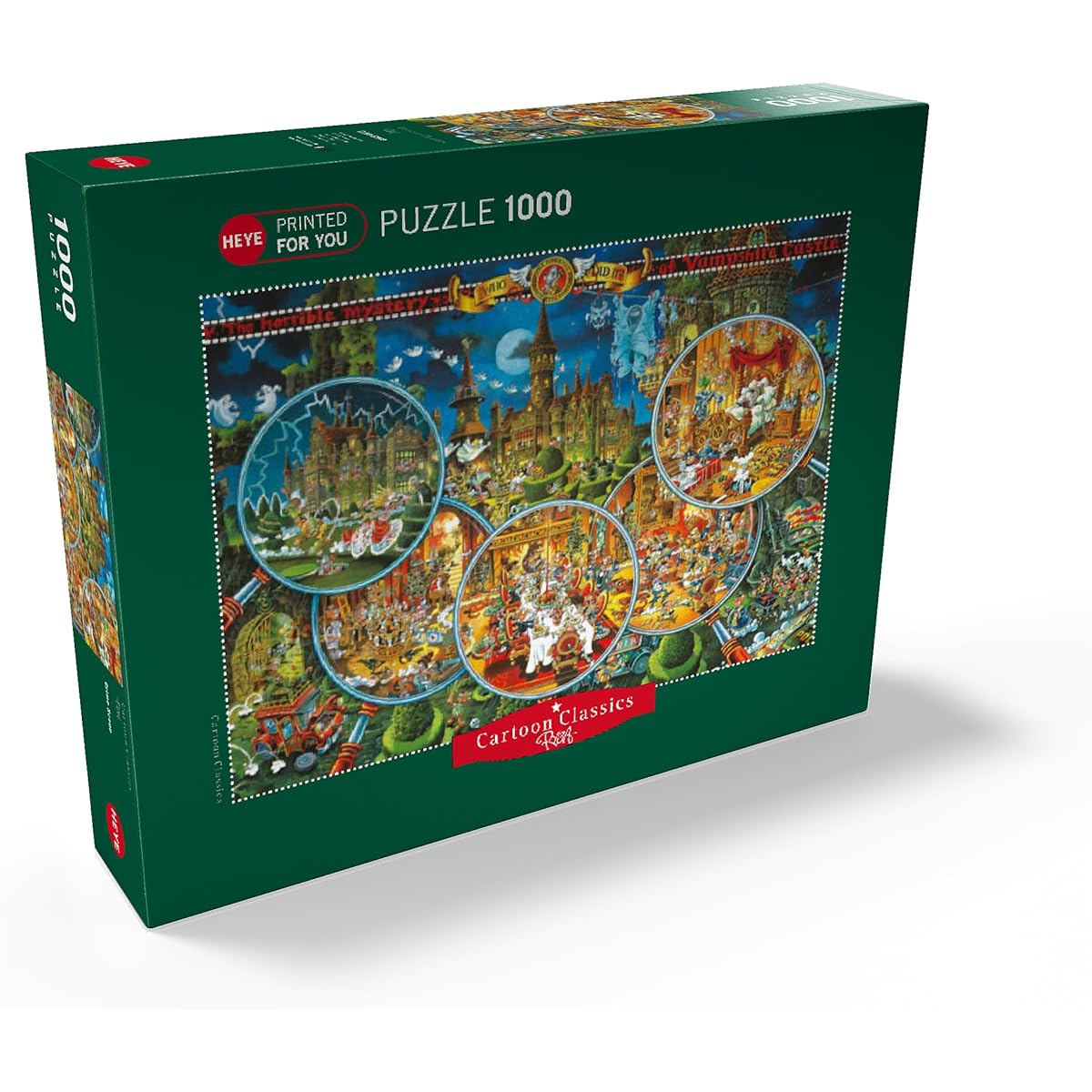 Crime Scene - Michael Ryba - Cartoon Classics - Premium 1000 Piece Jigsaw Puzzle for Adults