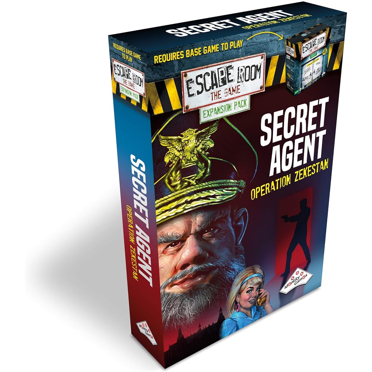 Escape Room The Game Expansion Pack Secret Agent Operation Zekestan | Mystery Solving Board Game for Adults and Teens (English Version)