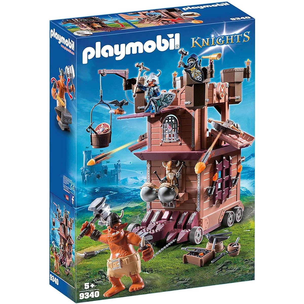 PLAYMOBIL 9340 Mobile dwarf fortress - NEW 2018