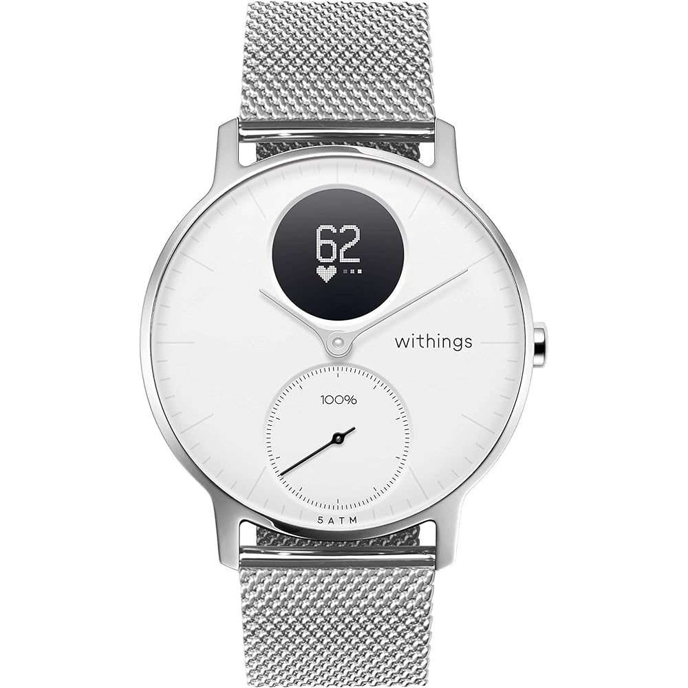 [Withings] Milanese Wristband, Silver, 18 mm MILANESE-SILVER-M