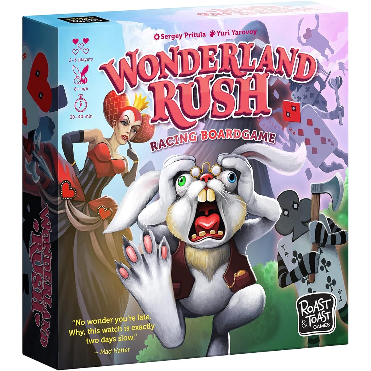 Wonderland Rush | Family Board Game | Board Game for Adults and Kids | Adventure Board Game | Ages 8 and up | For 2-4 players | Average play time 30 minutes