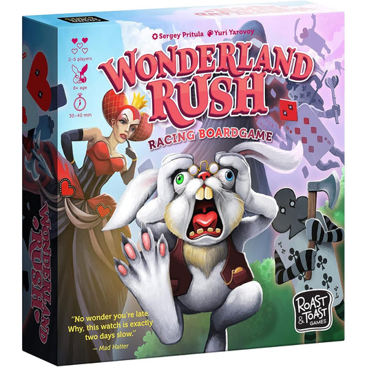 Wonderland Rush | Family Board Game | Board Game for Adults and Kids | Adventure Board Game | Ages 8 and up | For 2-4 players | Average play time 30 minutes