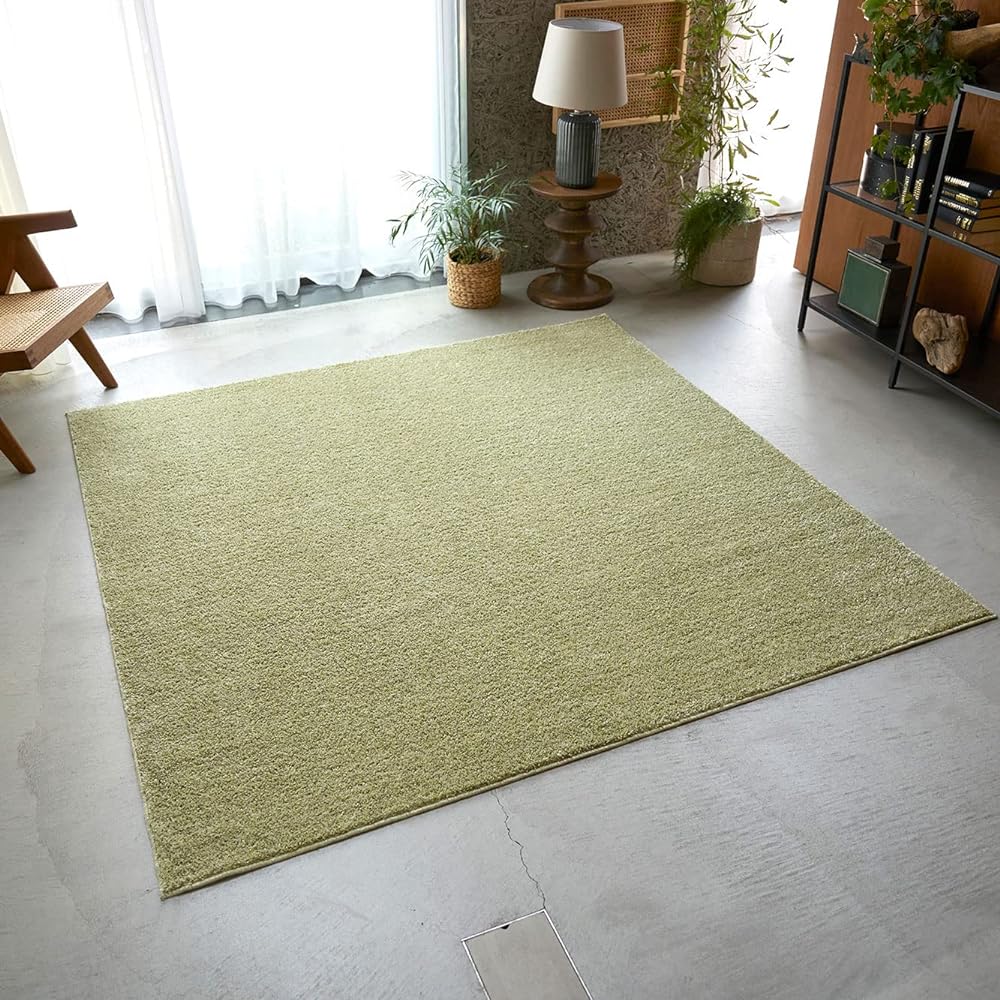 Suminoe Rug Green 190 x 190 cm Washable Non-slip Refre 13476157