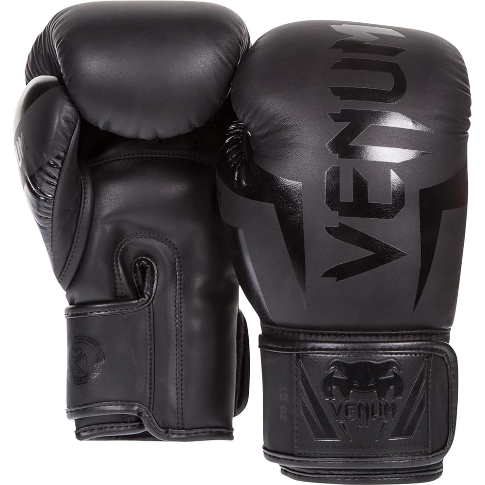 VENUM Boxing Gloves Elite (Matte Black)