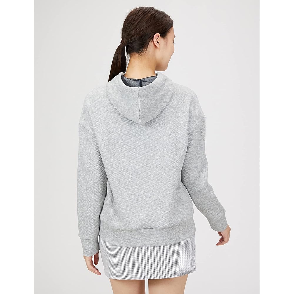 [Le Coq Sportif] 22 Autumn/Winter Model Golf Cut and Sew [Latte] Parka Hoodie Sweat Absorbent Stretch Women's