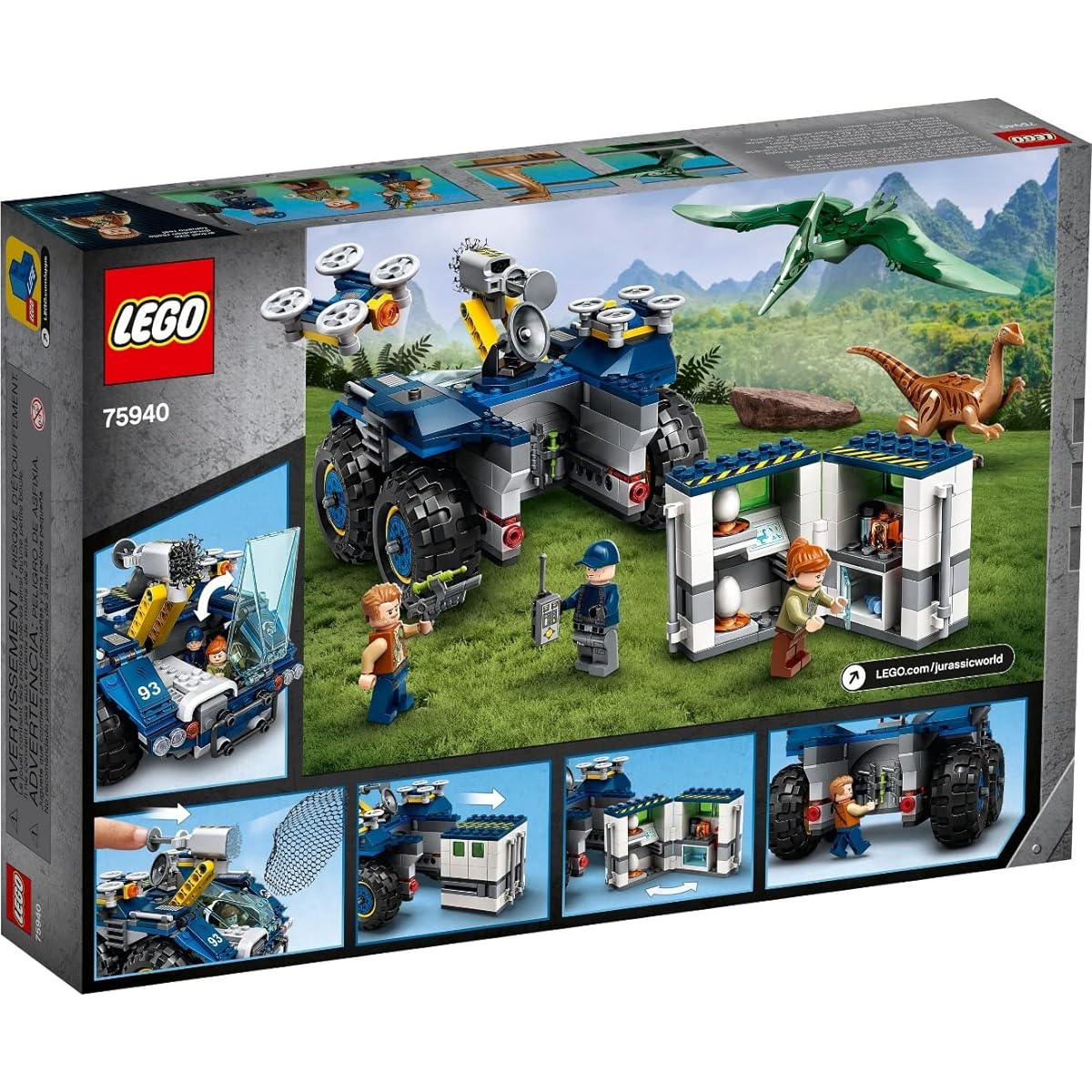 LEGO Jurassic World Gallimimus and Pteranodon Breakout 75940