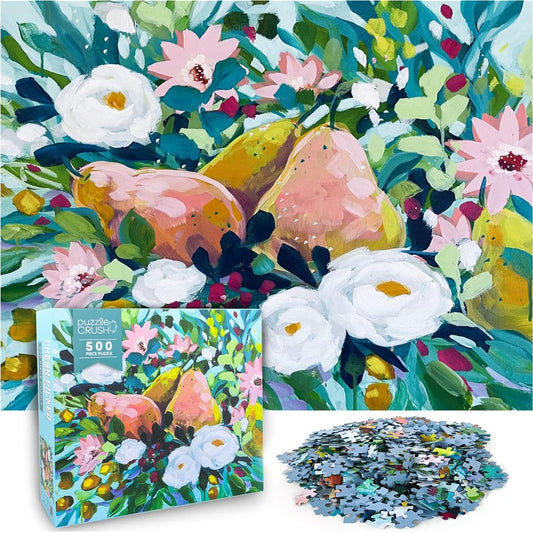 500 Piece Puzzle for Adults Jigsaw Puzzle 500 Piece 500 Piece Puzzle Freshly Selected for Summer by Claire Bremner Beautiful and Modern Jigsaw Puzzle for Adults, Teens and Families