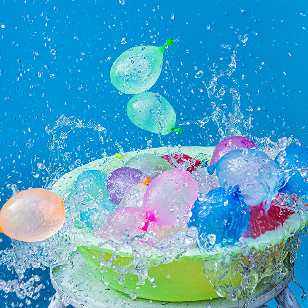 Water Balloons 1500 Pack Water Balloon Refill Kit Quick and Easy to Use Biodegradable Latex Water Bomb Balloons for Kids and Adults