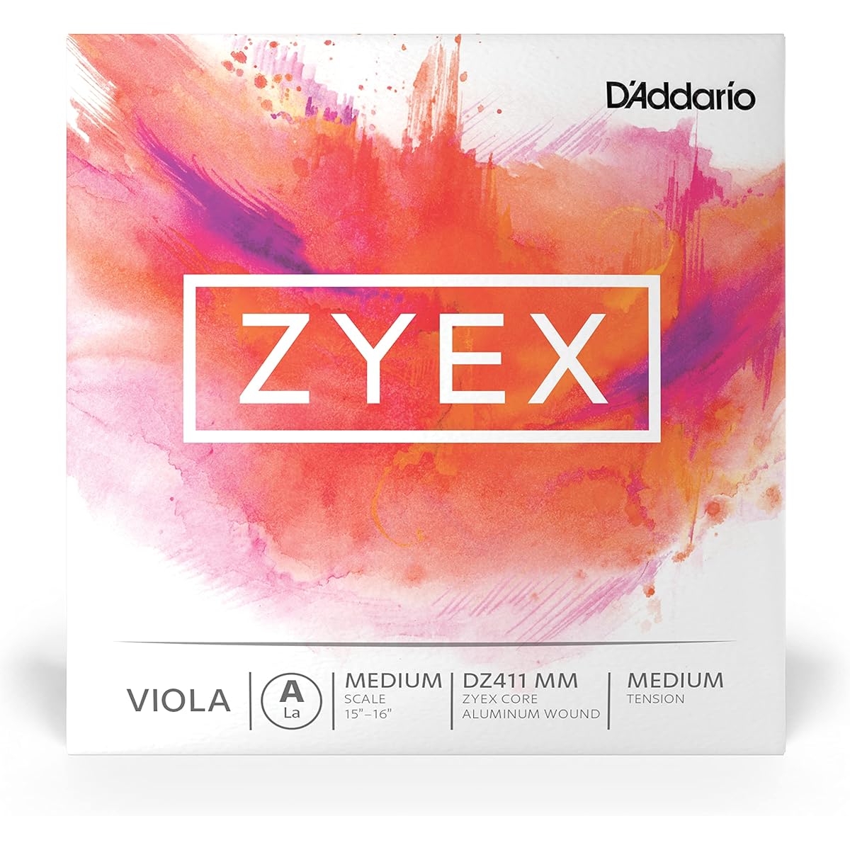 D'Addario Viola Strings Zyex Set Medium Scale DZ410 MM Medium Tension [Domestic regular product]