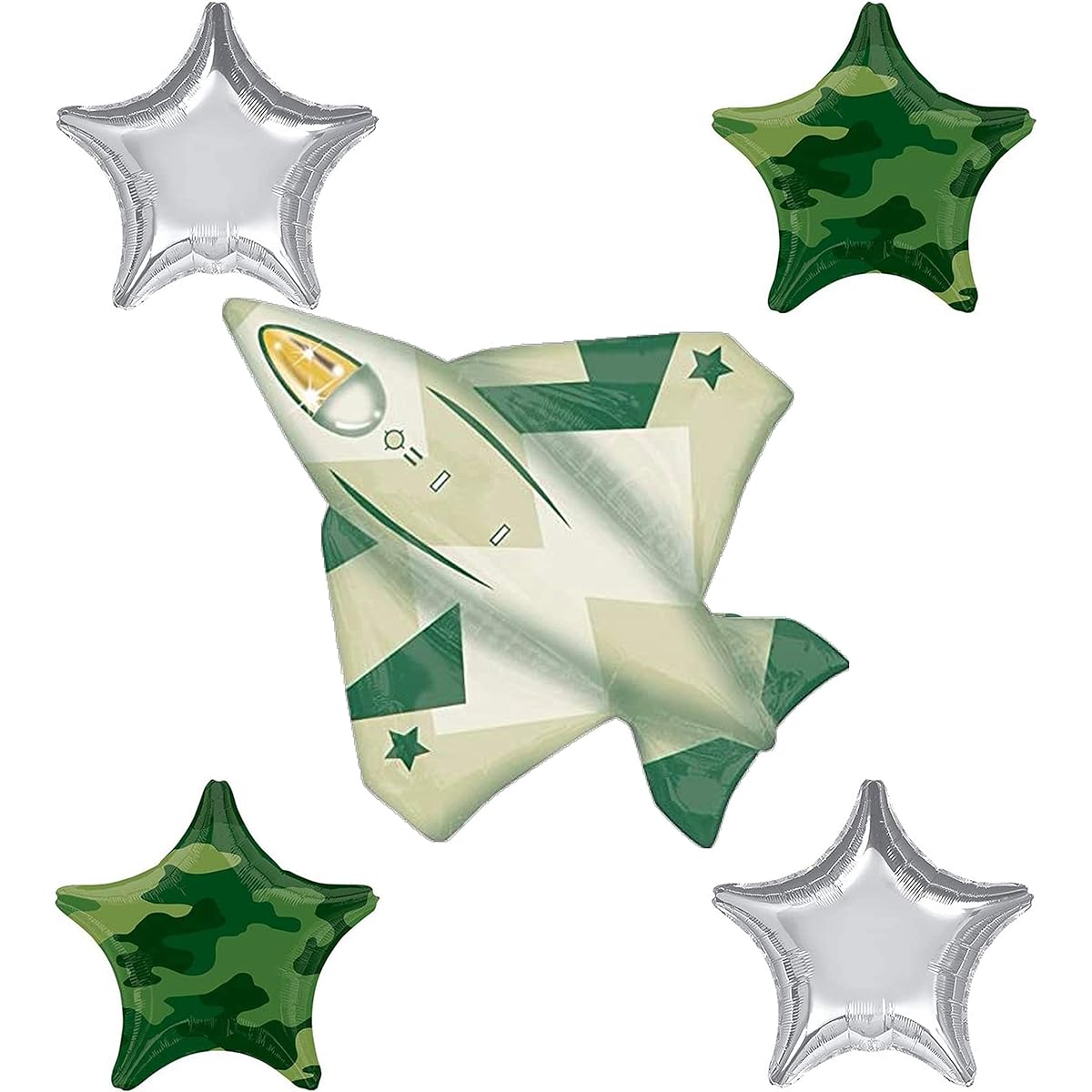 Jet Fighter Party Supplies Birthday Balloon Bouquet