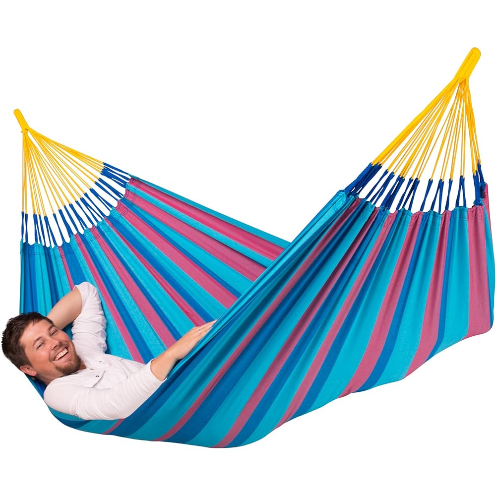 LA SIESTA Single Hammock SONRISA prune