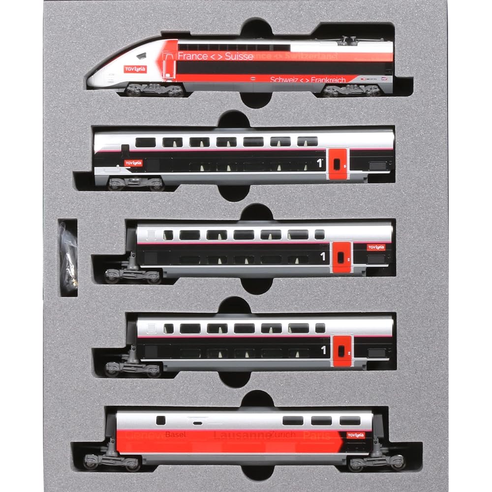 KATO N Gauge TGV Lyria Euroduplex (Lyria Euroduplex) 10-Car Set 10-1762 Railway Model Train