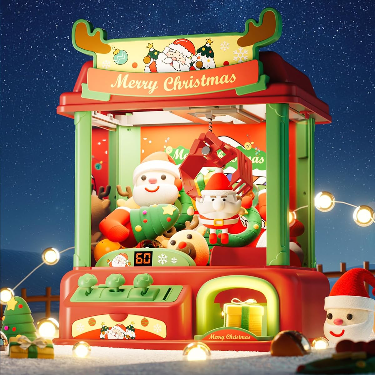 Mini Claw Machine for Kids Unicorn Gifts Electronic Arcade Games for Girls Indoor Toys Fun Cool Things for Little Ones Candy Vending Machine Coin Pusher Toys Great Birthday Gift for 6 7 8 9 Year Old