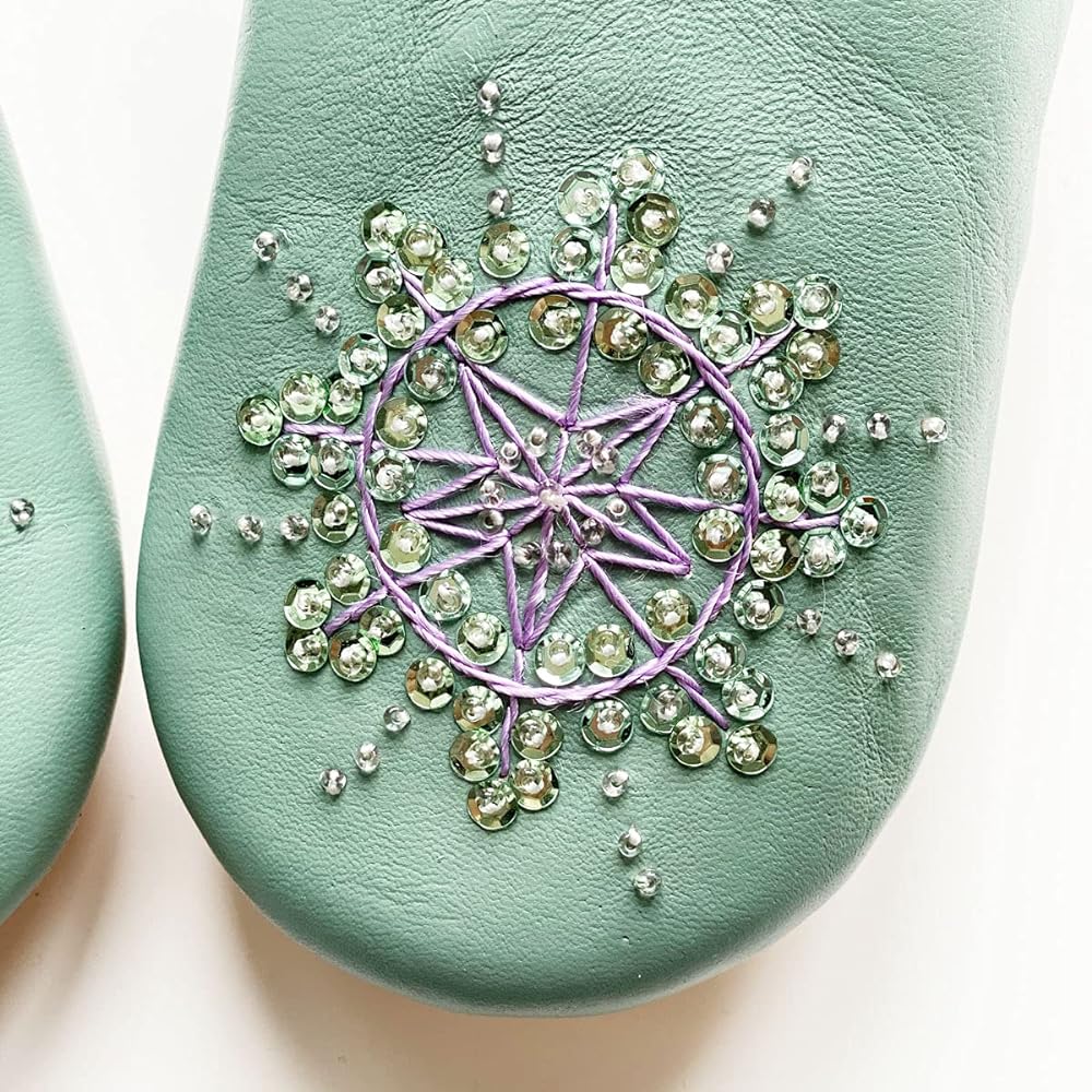 [dear Morocco] Babouche Stella//Bahia Blue//LL (26 cm)