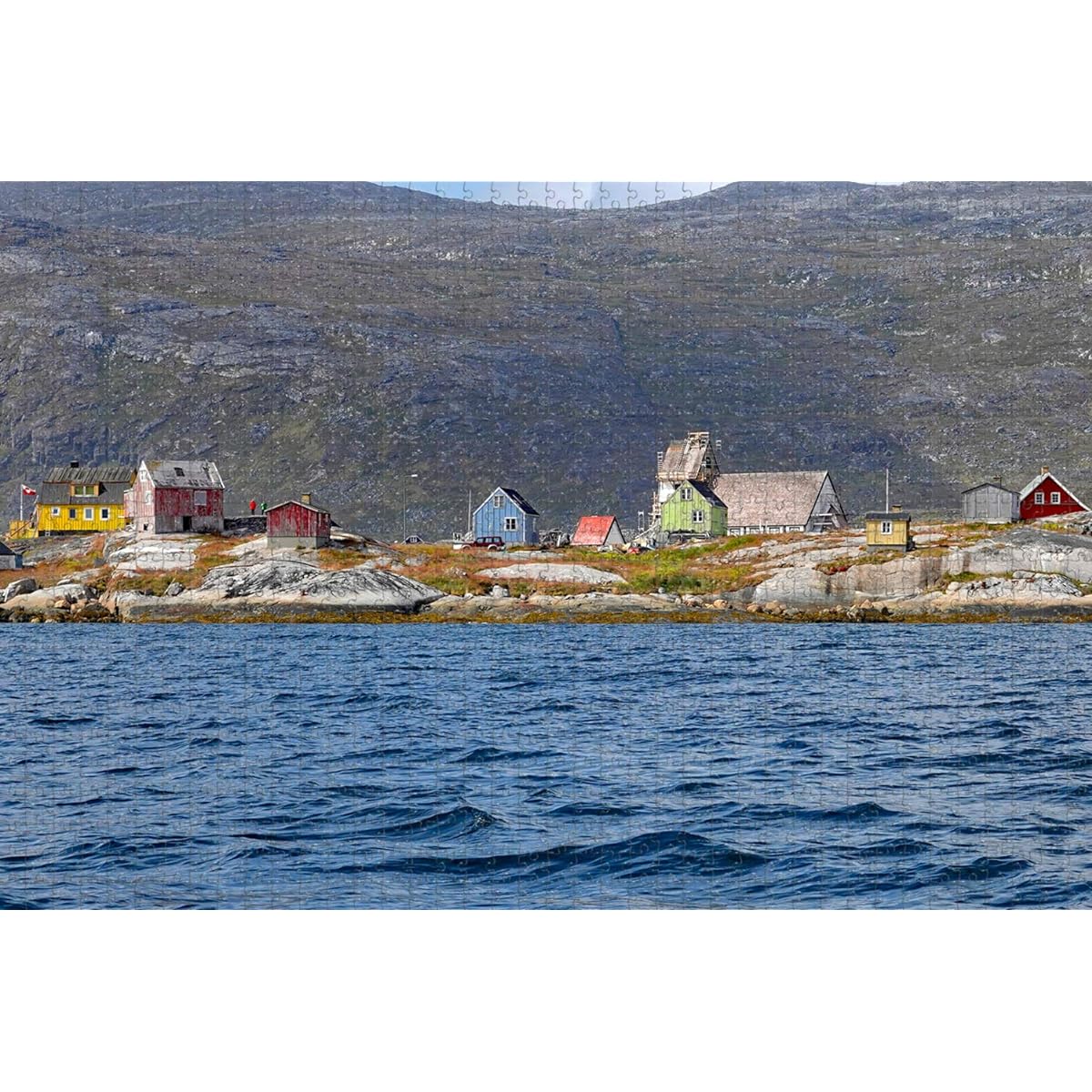 Greenland Denmark Nanortalik Puzzle Wooden Jigsaw Puzzle for Adults 1000 Pieces Travel Souvenir Gift