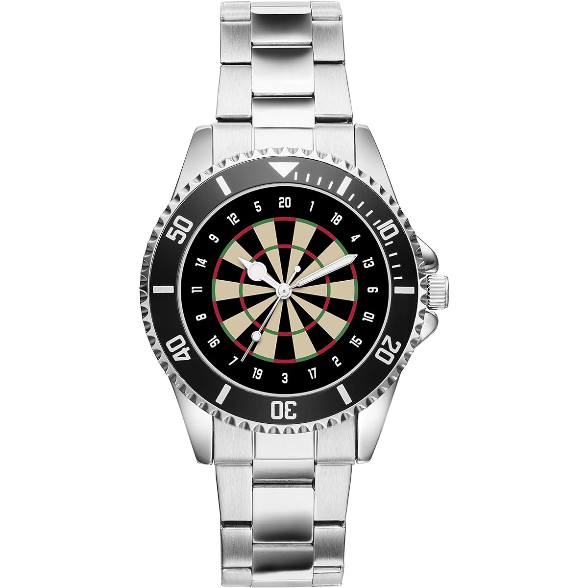 KiesenBerg® Dartboard Darts Gift Item Watch 6037