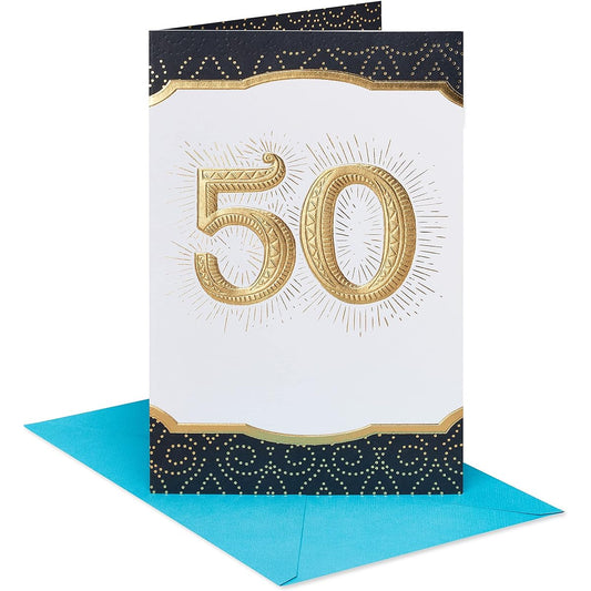 American Greetings 50th Birthday Card (Wonderful Life You Living)